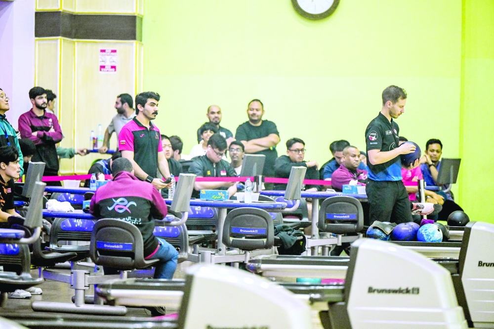 Bowlers during the final day action at the Seeb Bowling Centre. — Abdulwahid al Hamadani