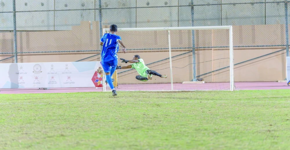 The Central Bank of Oman beat the Ministry of Education (A) 4–3 in penalty shoot-out. — Ghassan al Amri