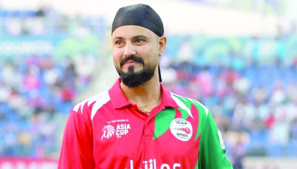 Oman captain Jatinder Singh