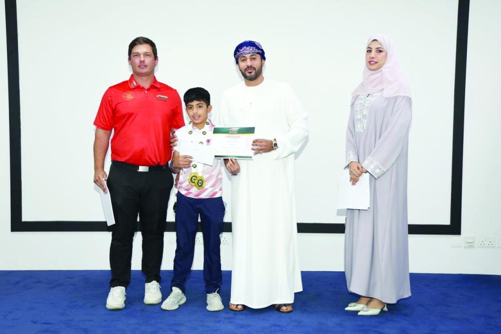 Yousef al Rumhy expressed his gratitude to the OGA for the recognition.