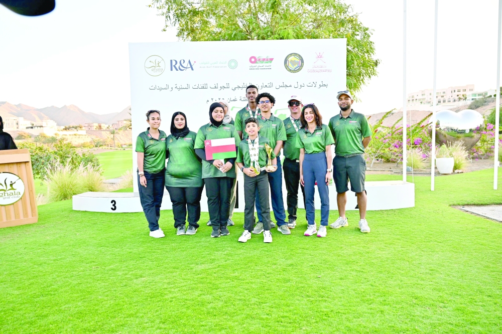 The overall medal tally included a gold medal in the youth category, a gold medal in the Under 13 individual event won by Yousef al Rumhy, a silver medal for the Under 13 team and a bronze medal in the individual competition achieved by Moheeb bin Jameel al Kathiri.