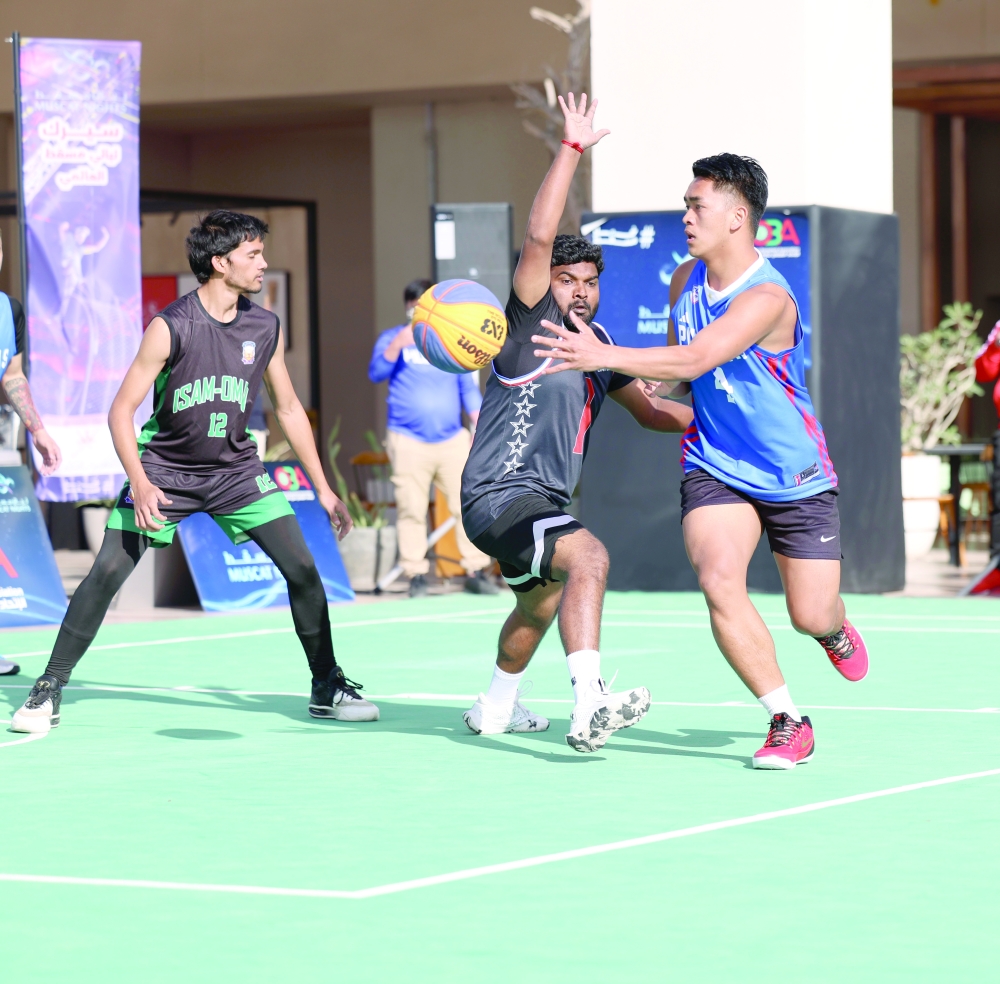 Opening match of the international tournament between the Philippines and India teams. — Hussein al Muqbali