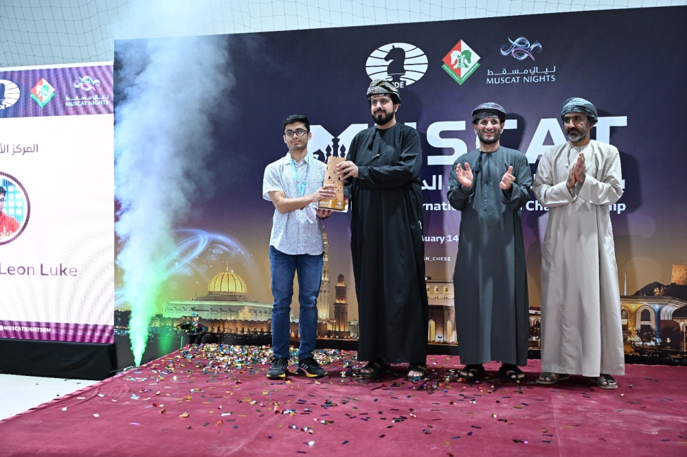 India’s Leon Luke claimed first place over 2000.