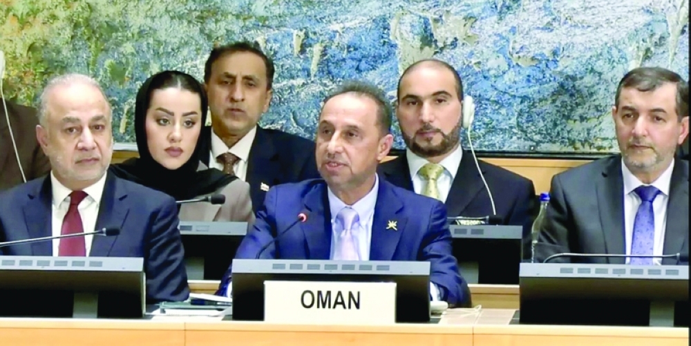 The Omani delegation is headed by Dr Abdullah bin Mohammed al Saeedi, Minister of Justice and Legal Affairs.