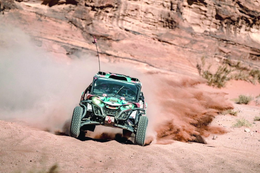 Hamad al Wahaibi’s participation in the final round of the Baja Cross-Country World Cup.