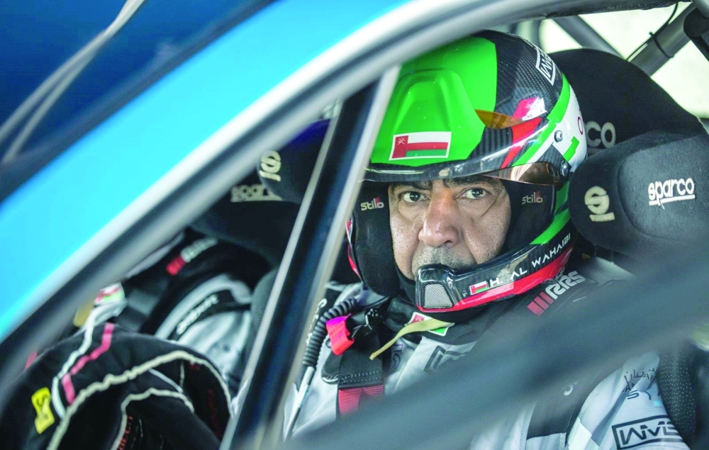Omani rally driver Hamad al Wahaibi.