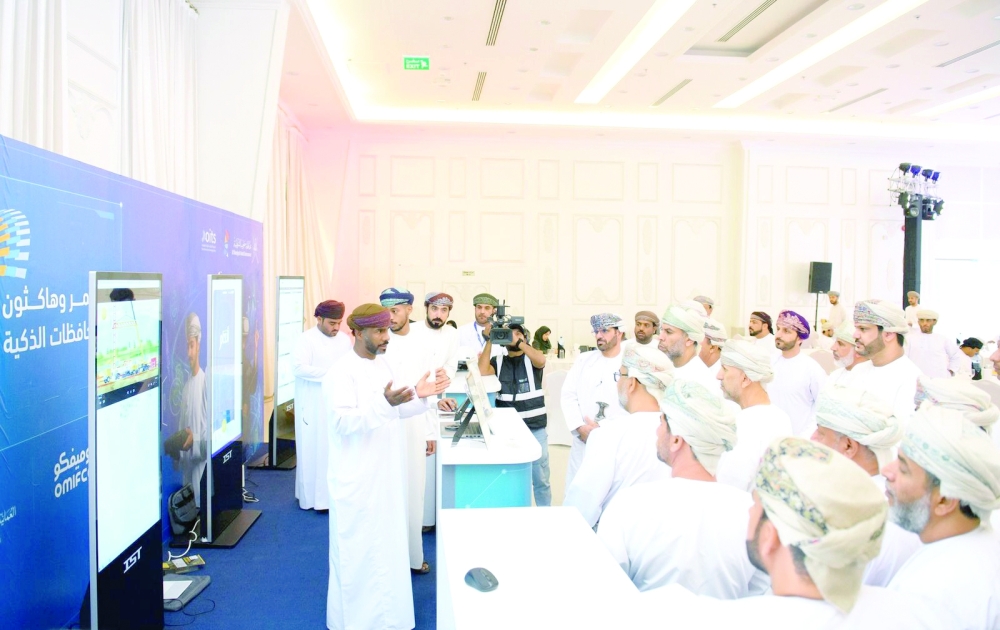 Entrepreneurs from Sur showcased innovative digital solutions at the conference.