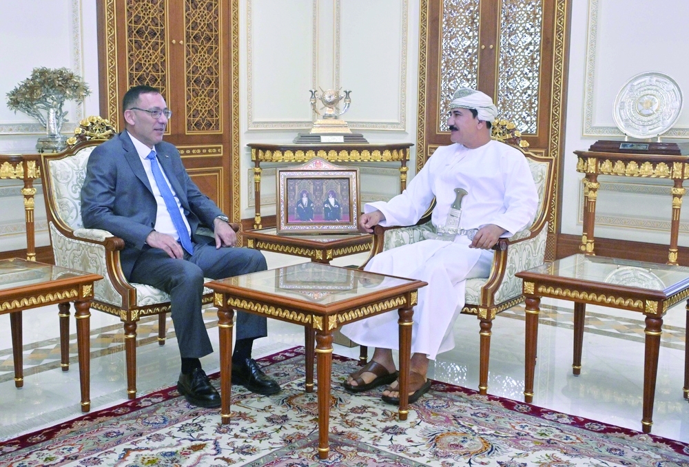 Gen Al Numani receives Ahmed Mahmoud Ahmed Ruwaidi, Palestinian Ambassador.