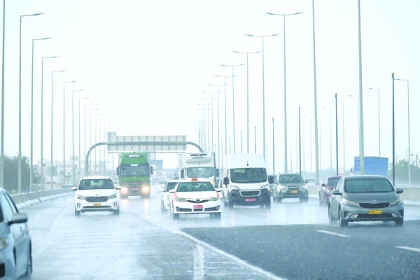 Rainfall reported across Muscat Governorate