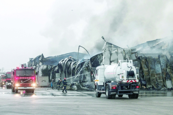 3 women die in Greek factory blaze