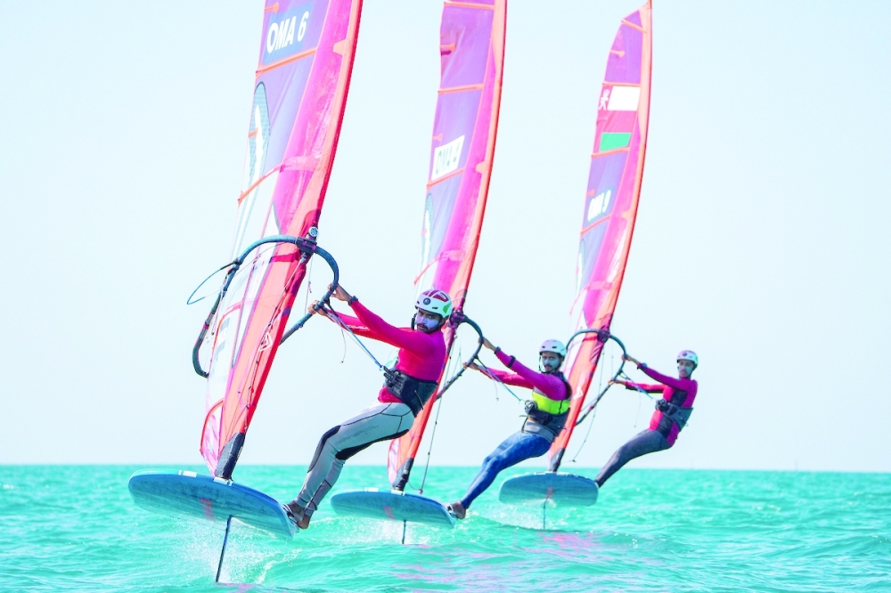 Action from Arab Sailing Championship Oman 2022.