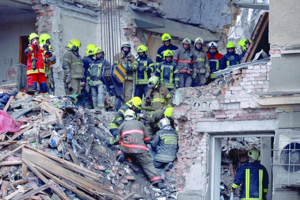 Russian strikes hit Odesa, knock out power in Kharkiv