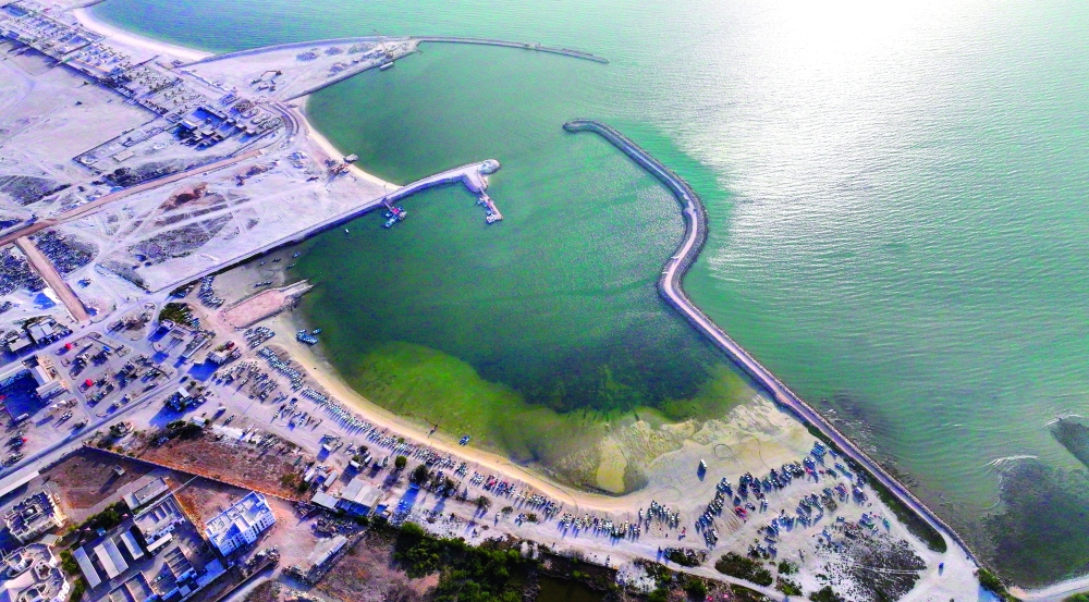 
The fishing port in Raysut, Wilayat of Salalah, is being built with a total cost of nearly RO 3 million. 