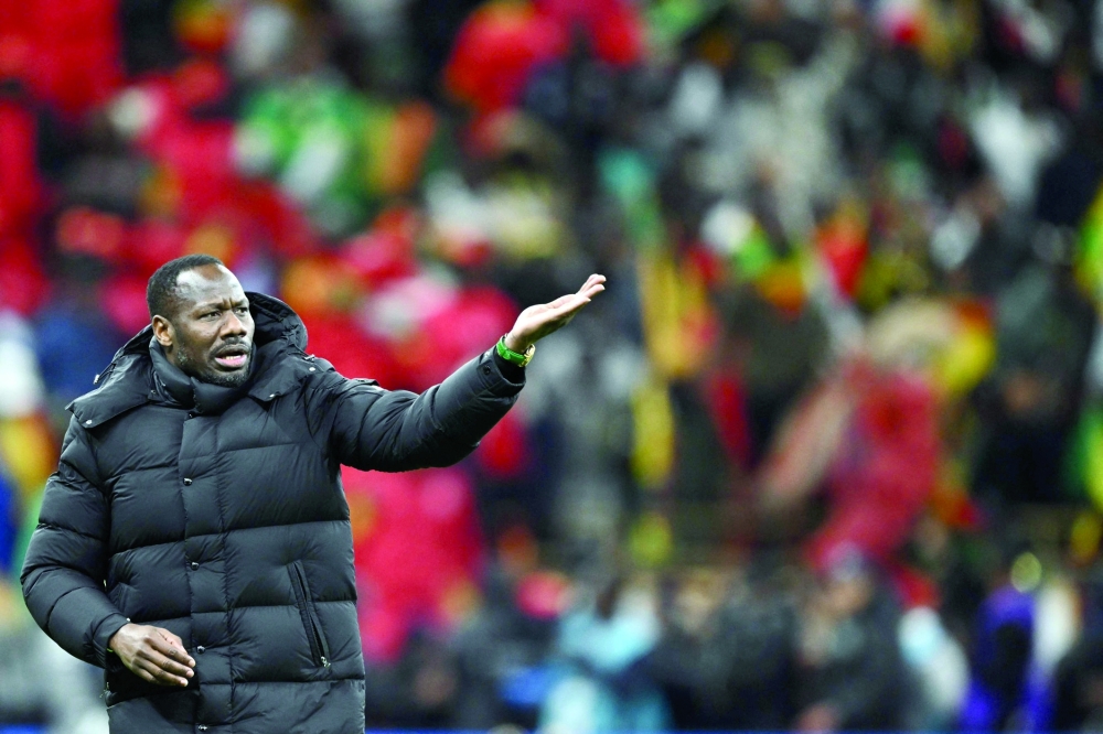 Senegal's head coach Pape Thiaw during the Africa Cup of Nations (CAN) final football match between Senegal and Morocco 