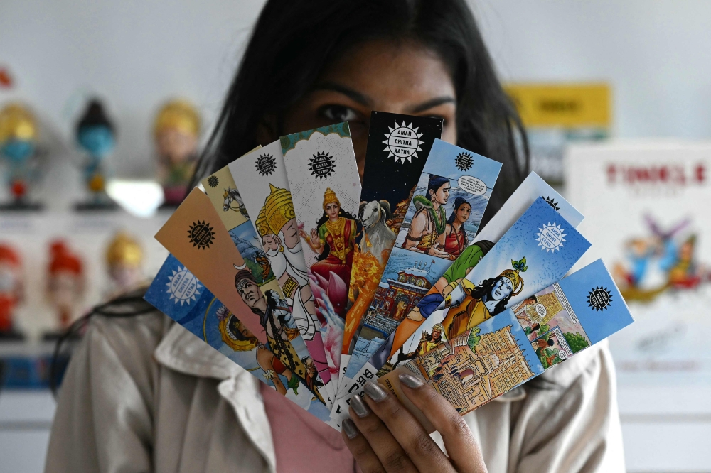 INDIA-ENTERTAINMENT-LITERATURE-COMICS