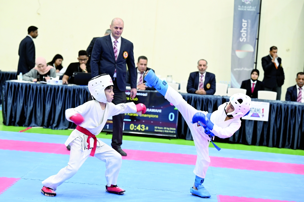 
The 9-year kata saw Zidan Naushad of Emperor Academy secure first, ahead of Fakhar al Zadjali of Shotokan Karate in second. — Khalfan al Ruzaiqi 