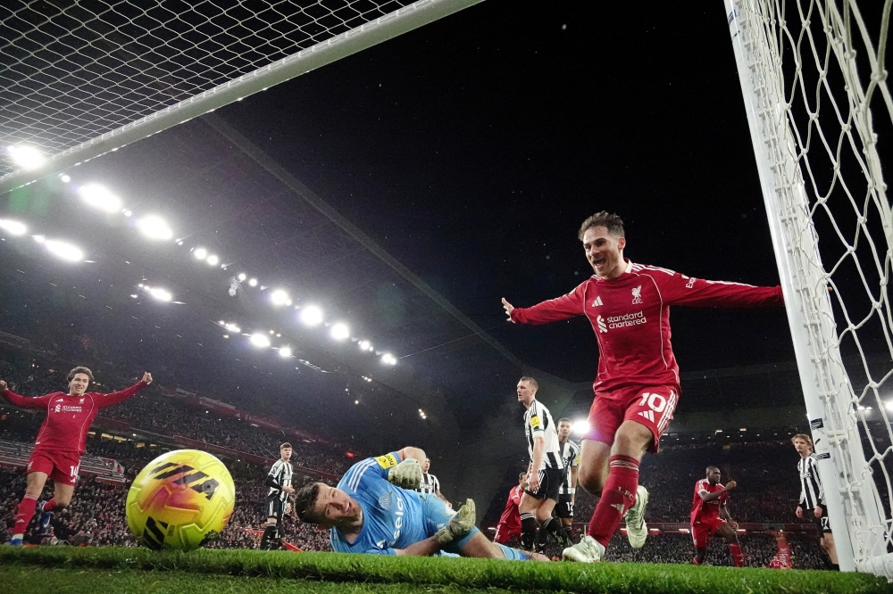  Liverpool's Ibrahima Konate scores their fourth goal 