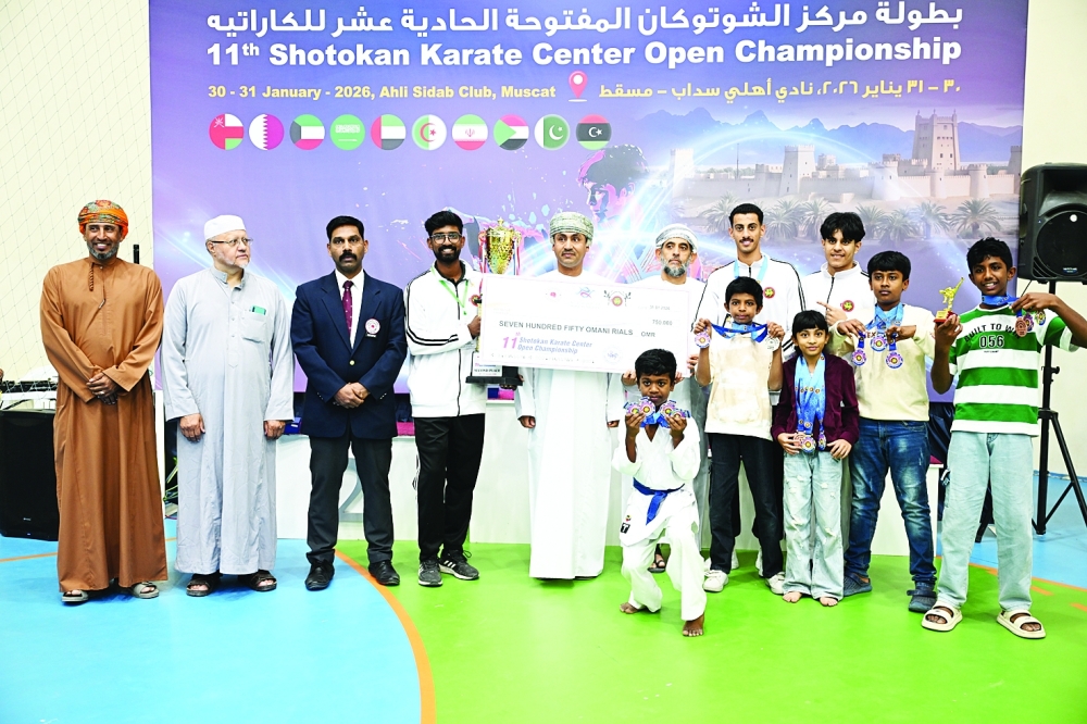 Shotokan Karate Centre finished second. — Khalfan al Ruzaiqi