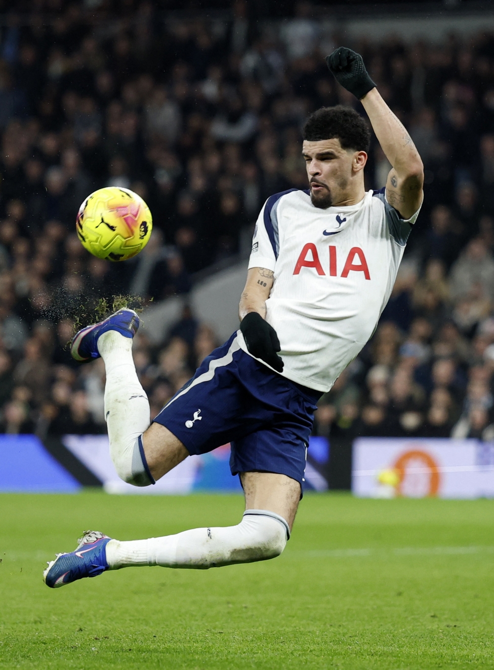   Tottenham Hotspur's Dominic Solanke scores their second goal 