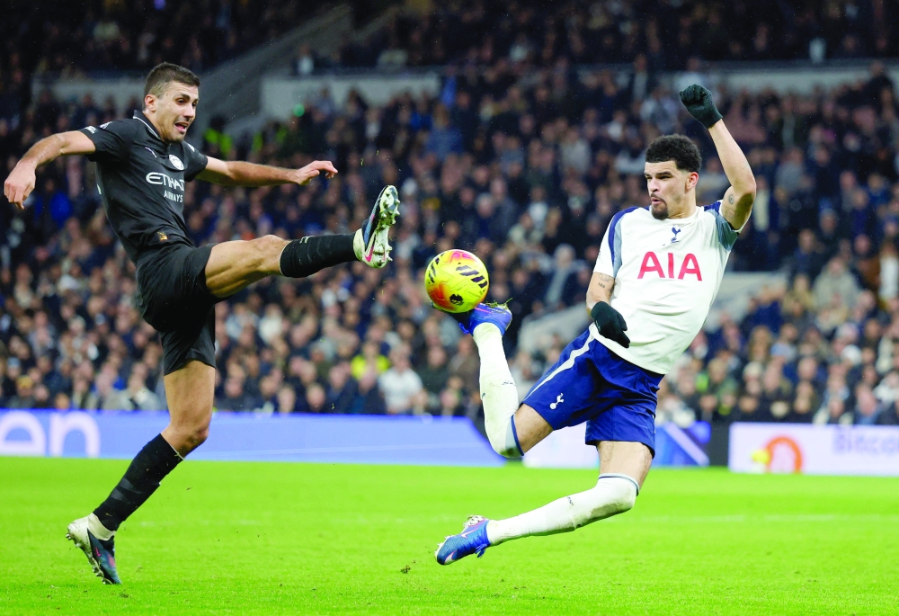 Tottenham Hotspur's Dominic Solanke scores their second goal Action Images via Reuters