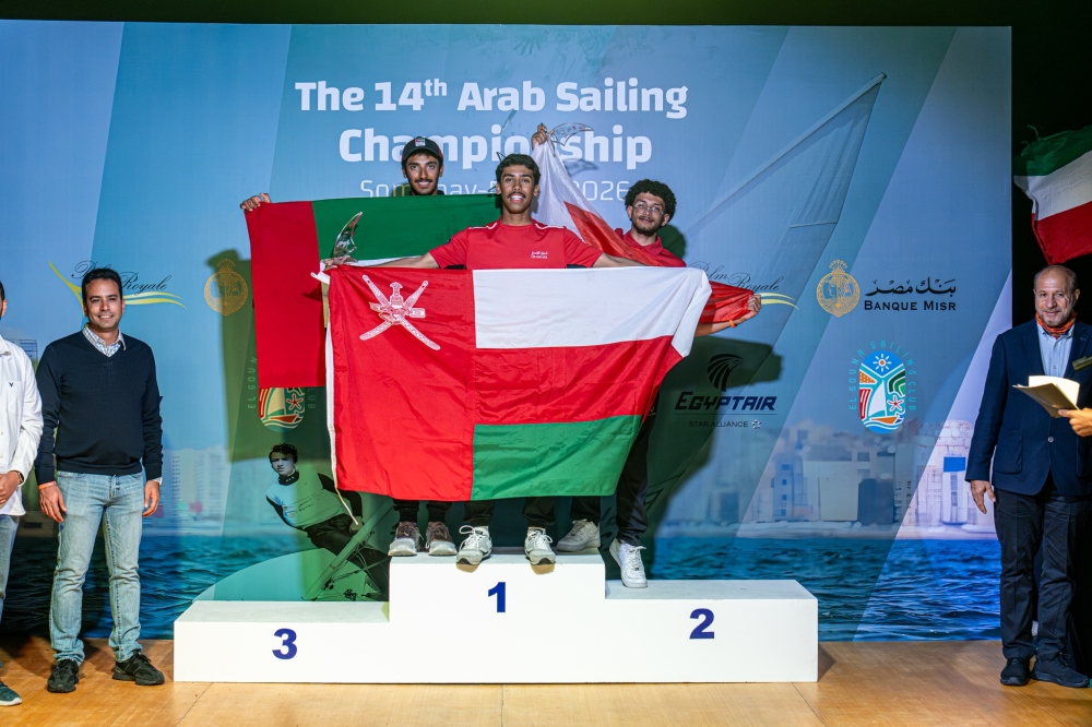 Abdul Latif al Qasmi won gold in ILCA 7 U19.