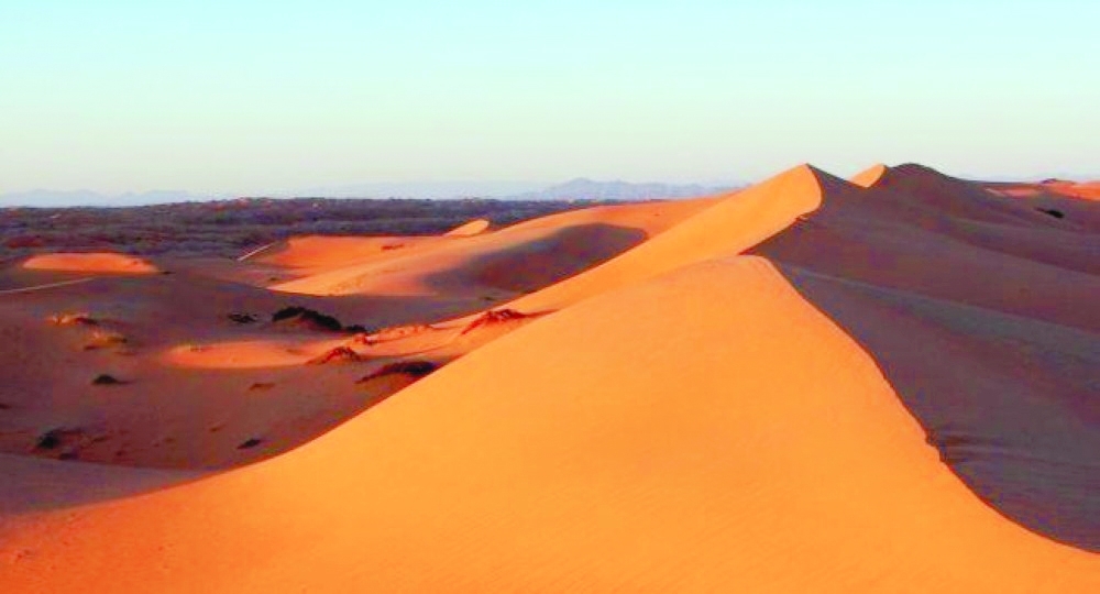 An eight-year-old child was safely reunited with family after a 15-km desert walk recently.