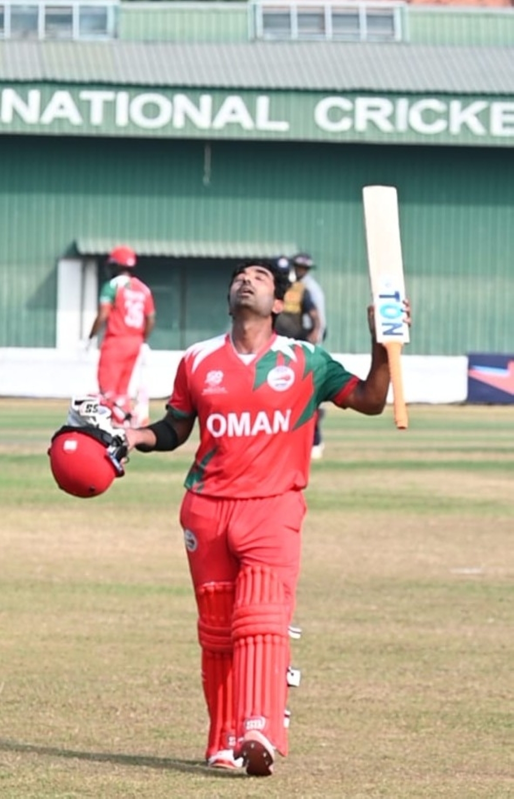 Oman opener Aamir Kaleem scored 80 off 47 balls.