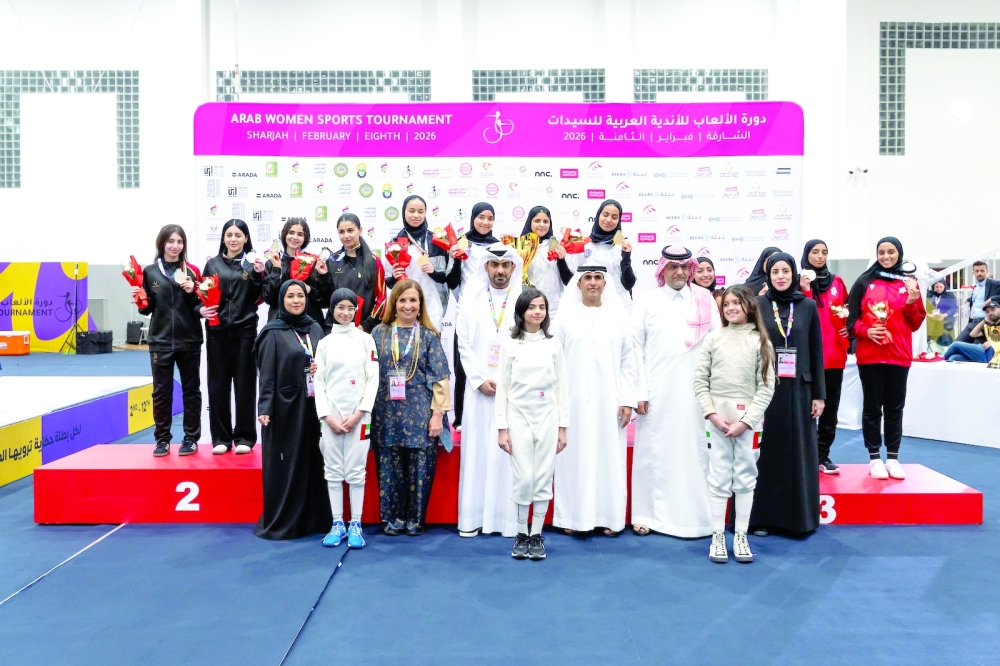 Oman claimed first place with the Salalah team, which won three gold, two silver and two bronze for a total of seven medals, bolstering its strong presence in the team category.