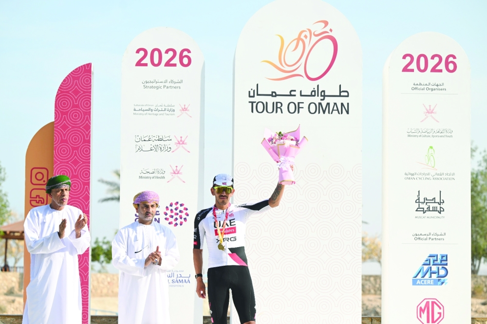 Juan Sebastian Molano of the UAE Team Emirates prevailed in a Colombian duel to take the opening honours of the Tour of Oman