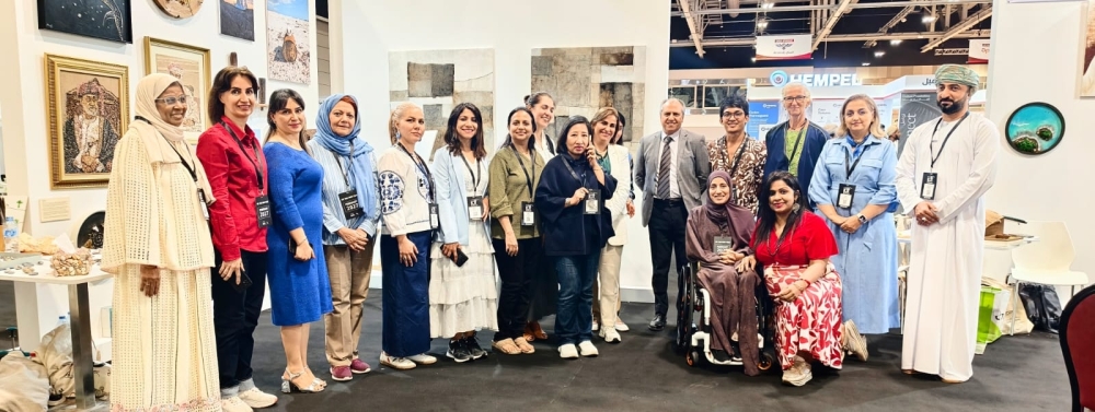 Over 15 artists displayed creative artistry at IDF Oman Expo.