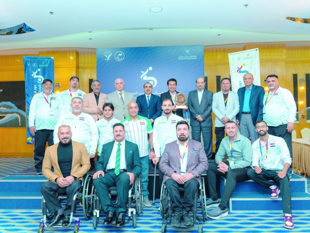  Iraqi national team crowned overall champions of the Para Games after topping the medals table in several sports with a total of 92 medals.