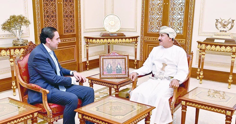 Al Numani with Majdi Ramadan, Lebanese Ambassador-designate.