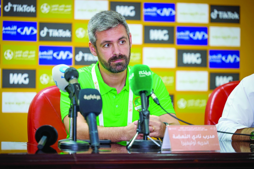 Andrea Jasmins, head coach of Al Nahda
