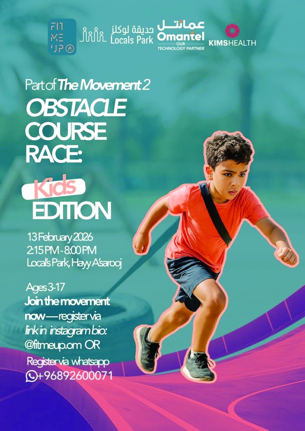 'Part of the Movement 2' takes place in Muscat on Feb 13
