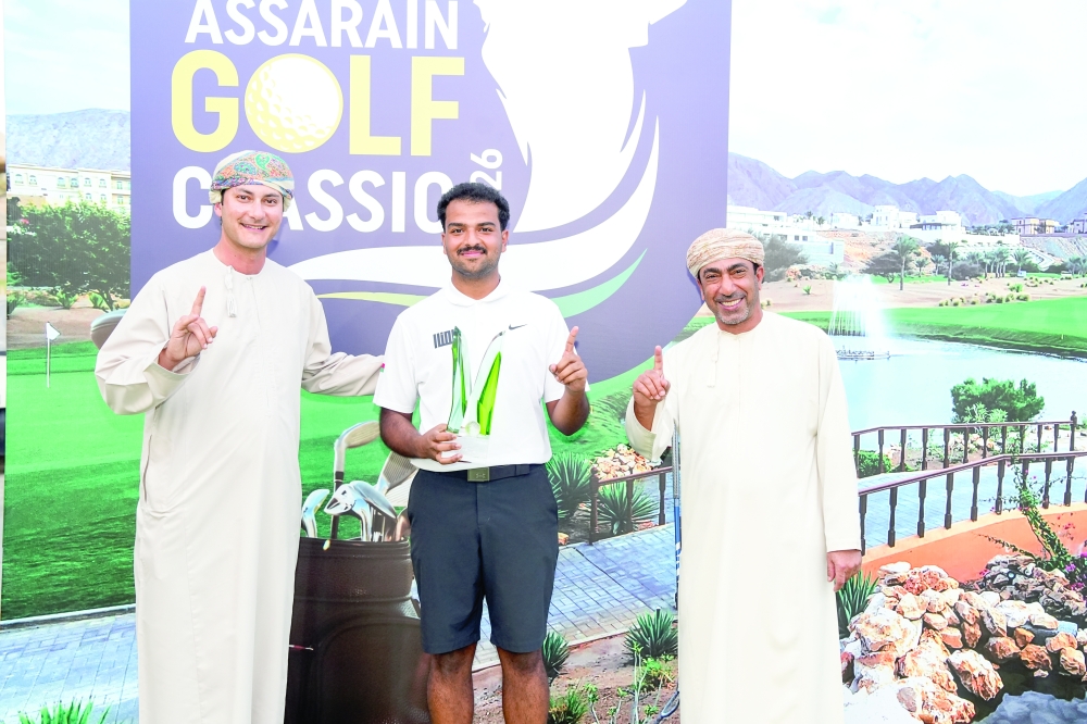 Ahmed al Wahaibi of Oman emerged champion at the 30th Assarain Golf Classic. 