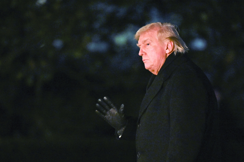 US President Donald Trump at the White House, in Washington, DC, US. - Reuters file photo
