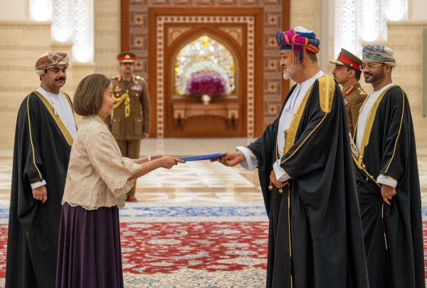 His Majesty receives credentials of 12 ambassadors