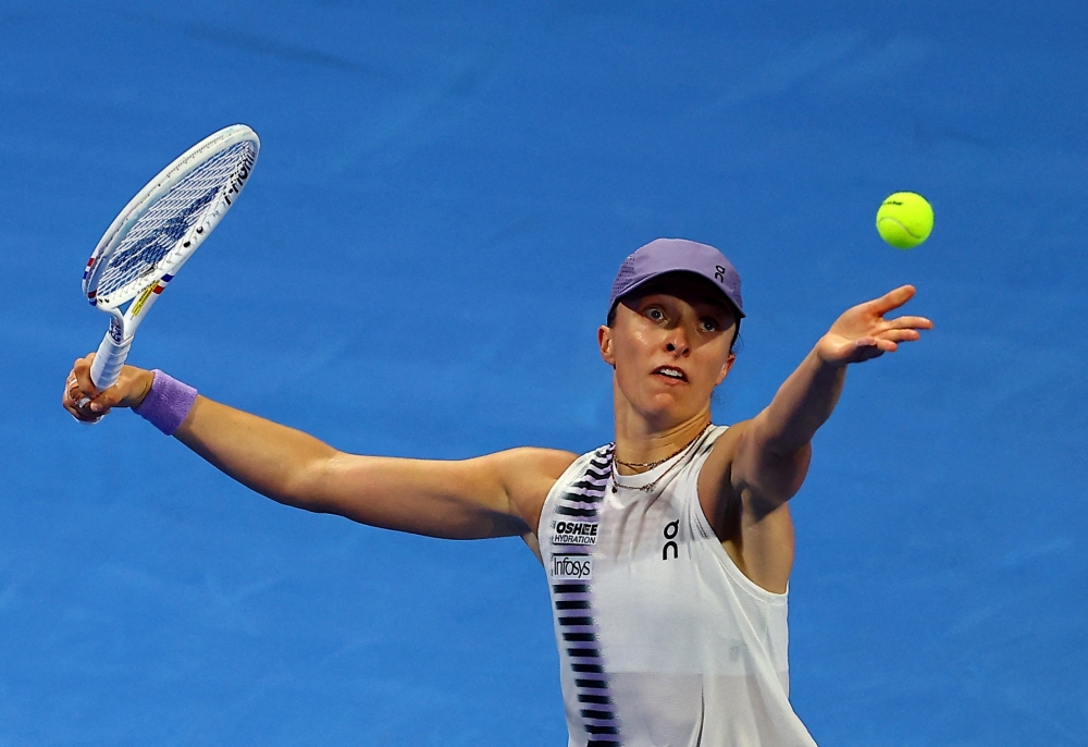  Poland's Iga Swiatek in action