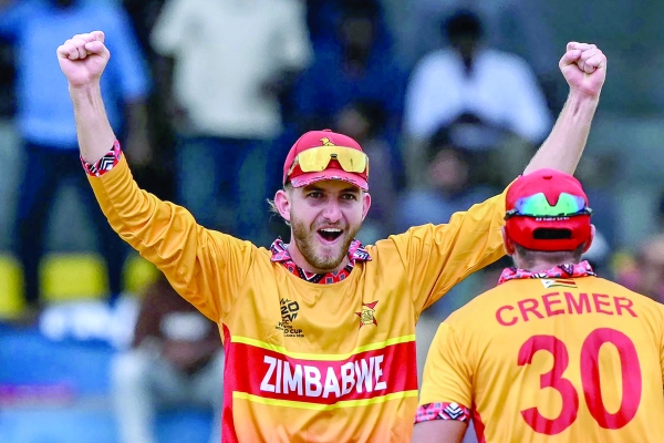 Zimbabwe stun Aussies to stay unbeaten in T20 WC