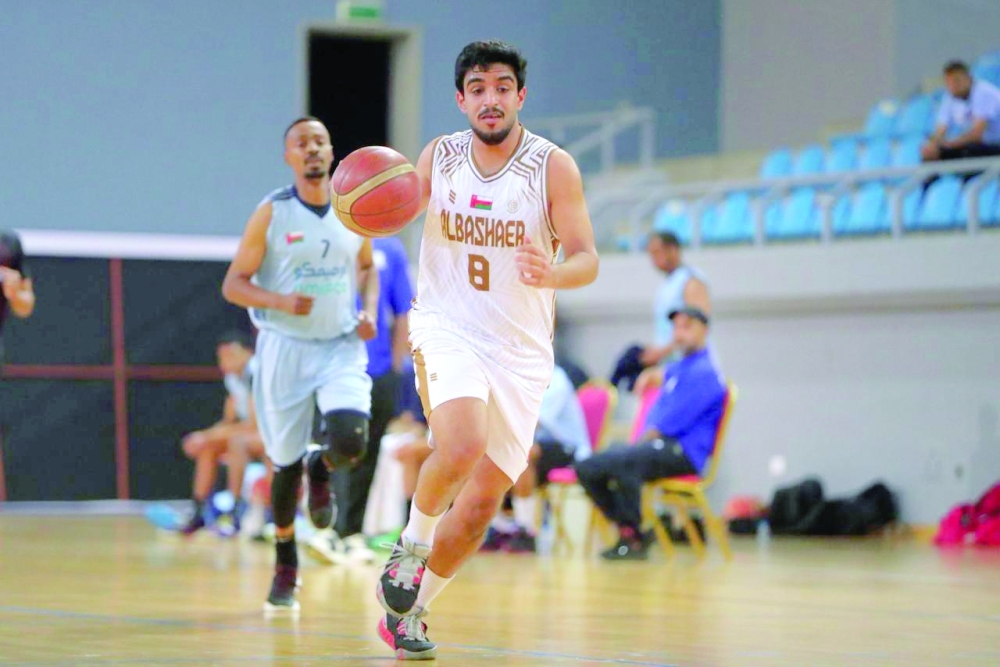 Al Bashayer thrashed Masirah 125-25 to book their place in the final. — Ammar al Musafir