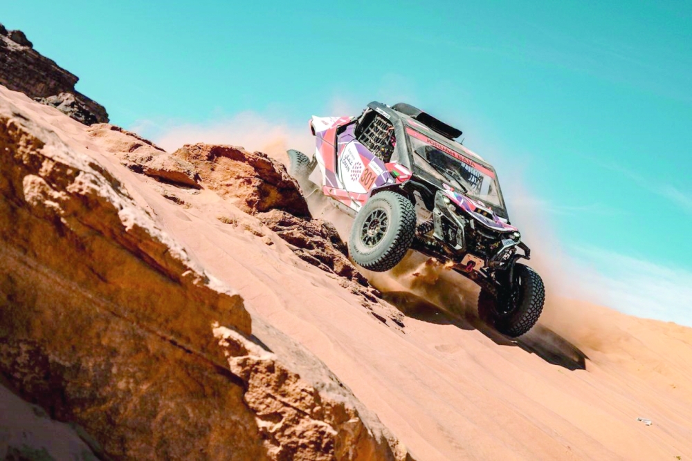 Hamed al Wahibi's participation in the second round of the Cross Country World Cup.