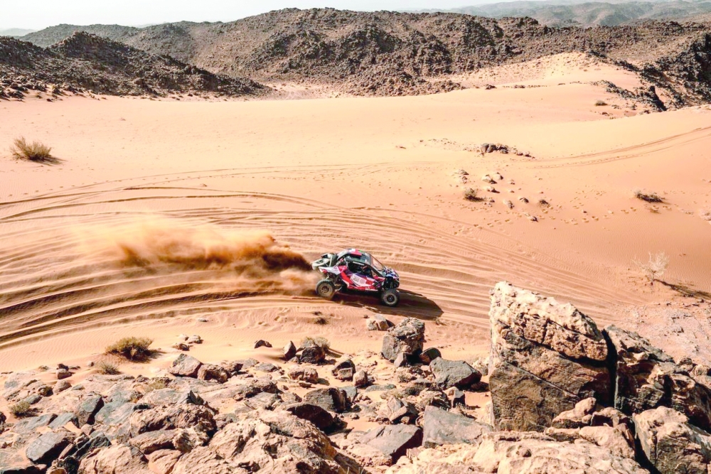 Hamed Al Wahibi's participation in the second round of the Cross Country World Cup.