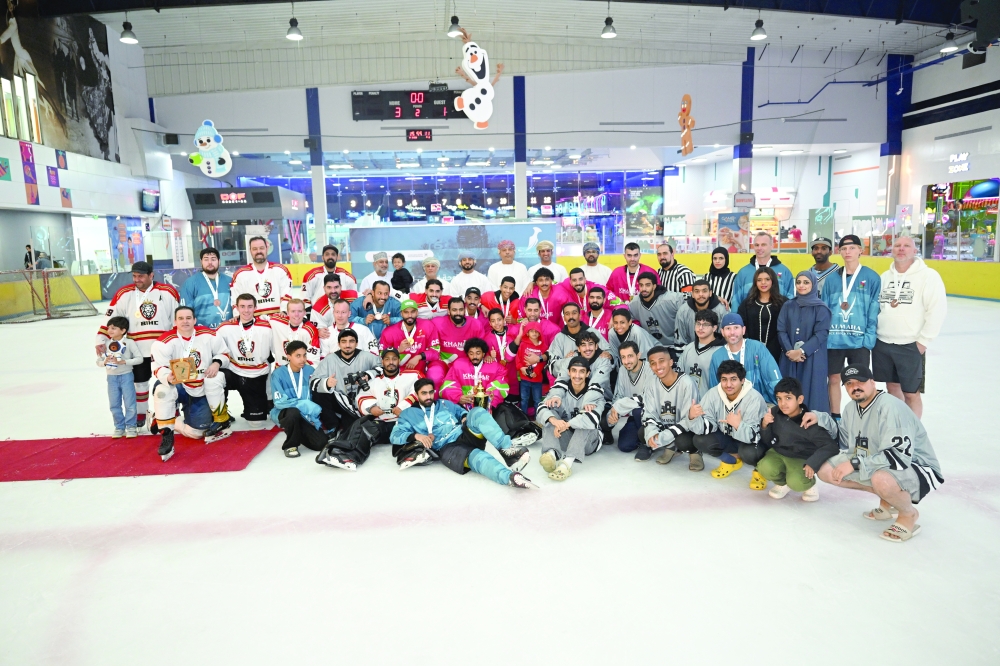 A group photo of the crew and the tournament winners. — Abdulwahid al Hamadani
