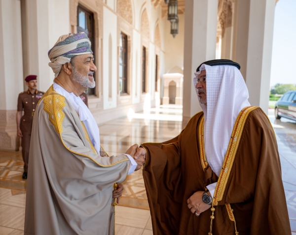 His Majesty the Sultan receives Bahrain Crown Prince