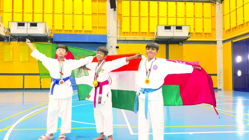 Asher Mathew Bibine clinched a gold and a silver medal.