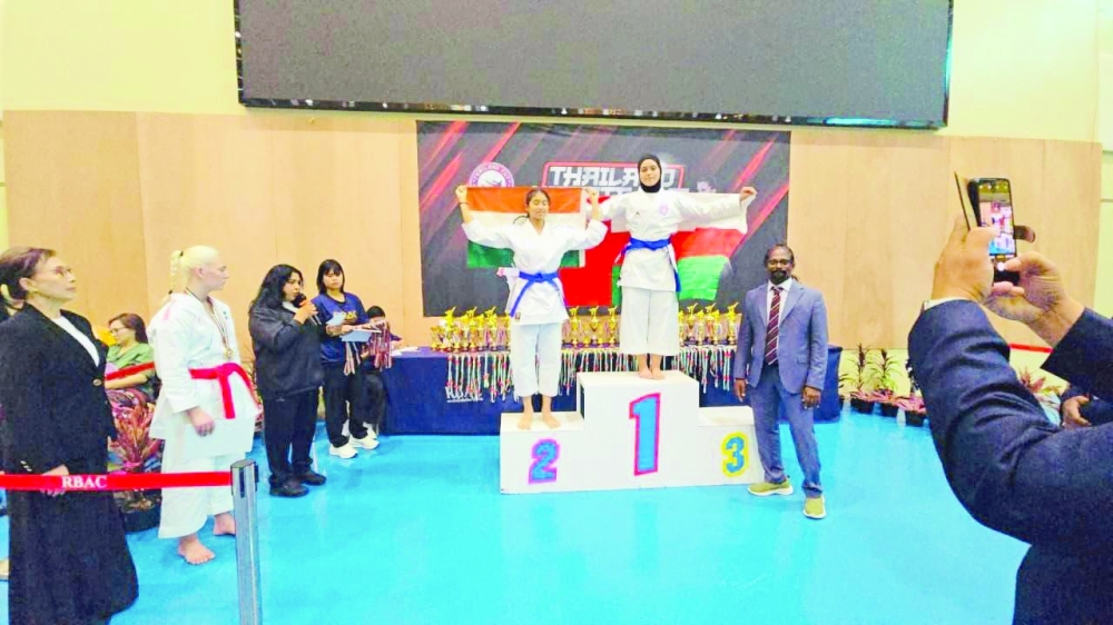 Shaima Ahmed al Shali won two gold and a silver.