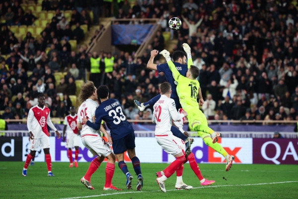 PSG beat Monaco 3-2 away in CL playoff