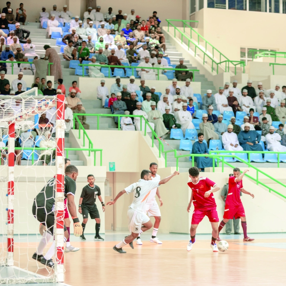 Indoor football in Ramadhan.