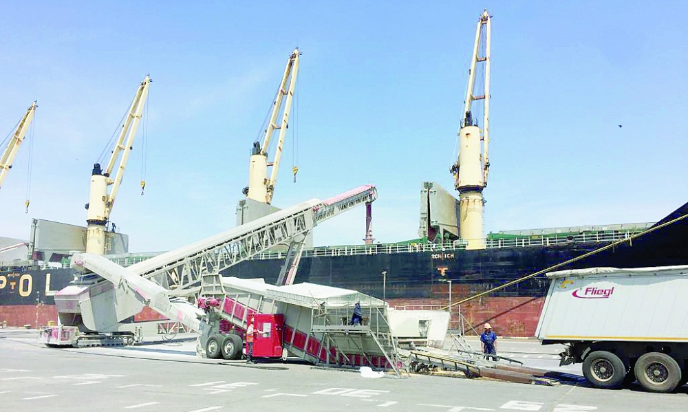 Rising gypsum and limestone exports helped lift general cargo volumes at Salalah Port.