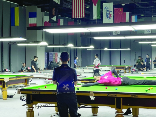 75 players compete in Ramadhan Billiards and Snooker Championships